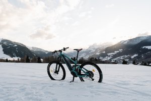 Bike in the snow