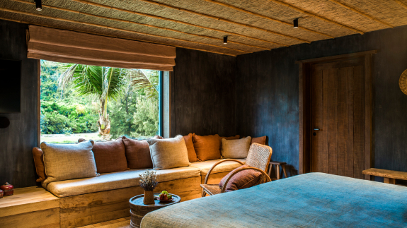 Chambre d'une Villa avec terrasse avec vue sur les rizières à Zannier Bãi San Hô, Vietnam