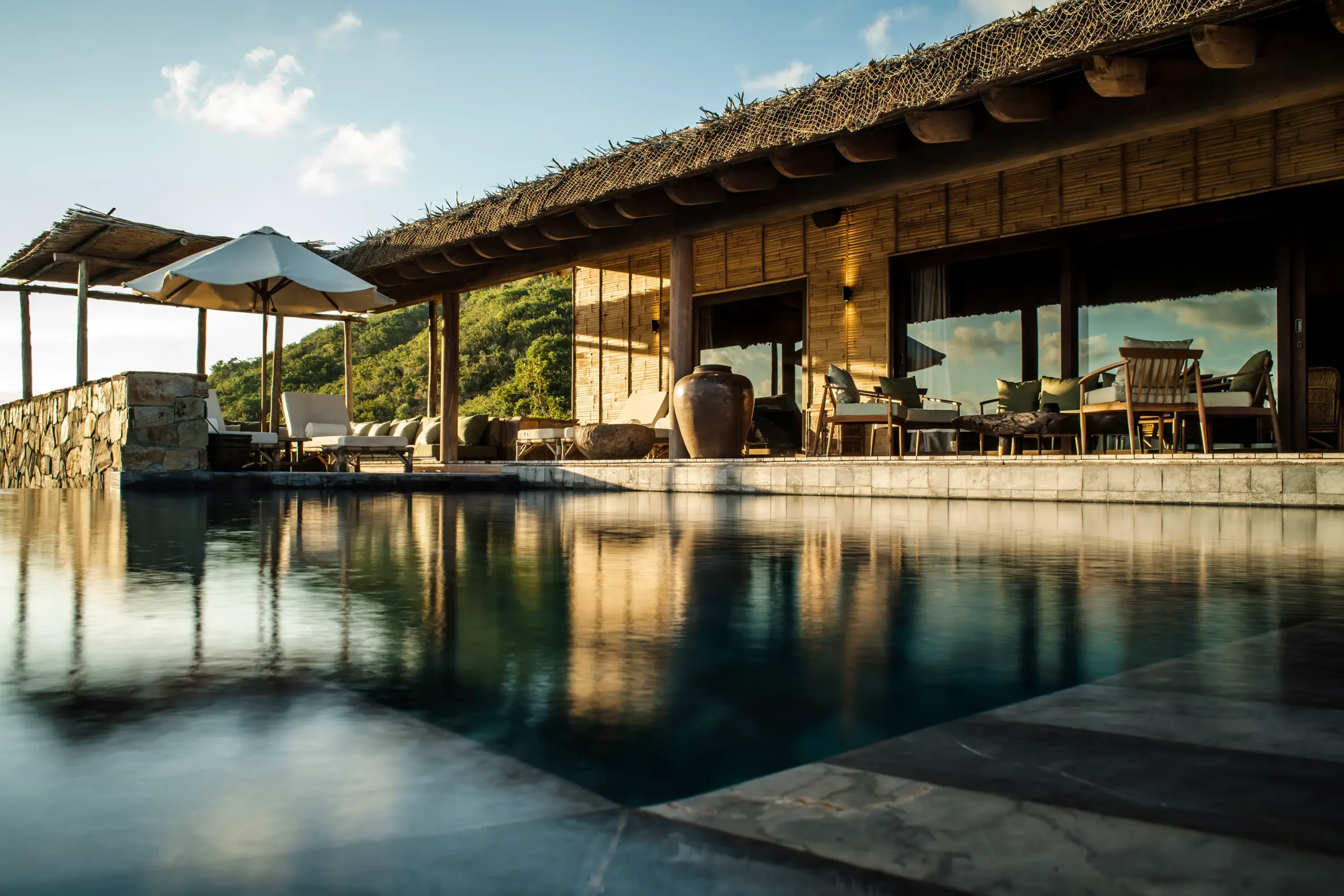 Zannier Bãi San Hô - Piscine de la Grand Bay Pool Villa donnant sur la baie
