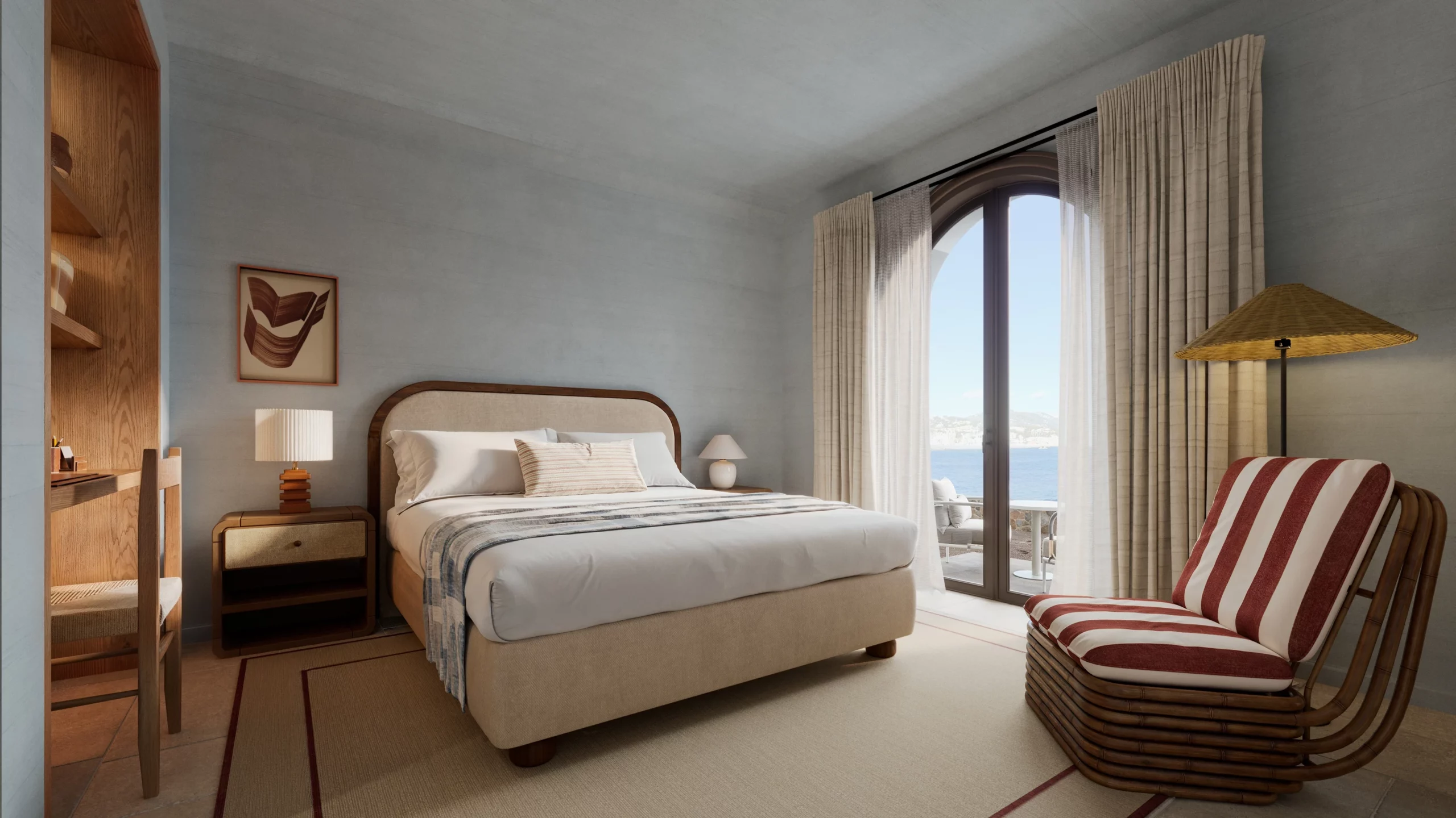Zannier Île de Bendor, Bandol, France - Soukana Sunset Junior Suite avec vue sur l'océan
