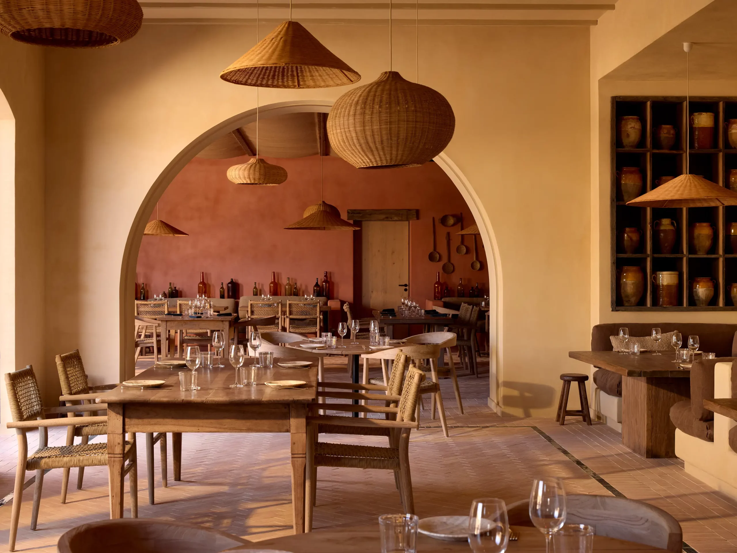Interiors of Nonna Bazaar Restaurant at Zannier Île de Bendor - © DepasqualeMaffini