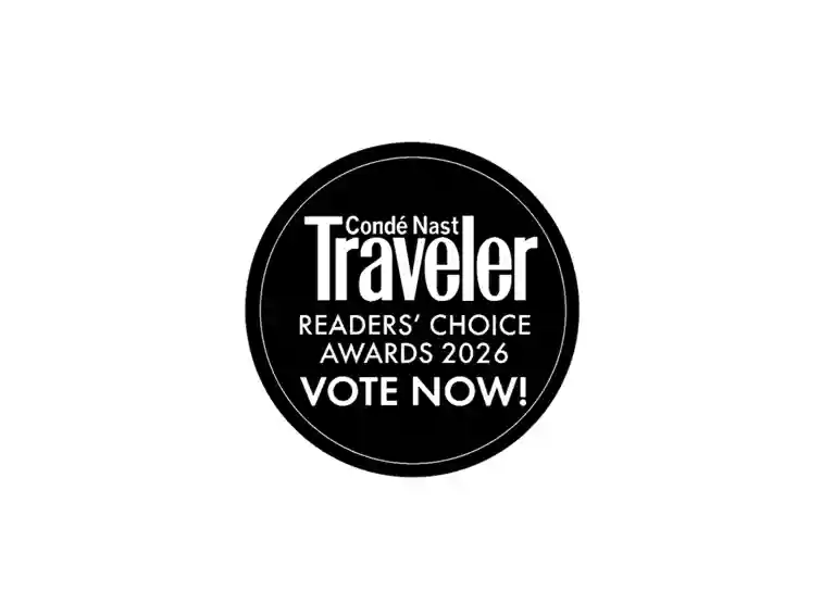 Logo Condé Nast Traveler Readers Choice Awards 2026 - Vote Now - Black - 4x3