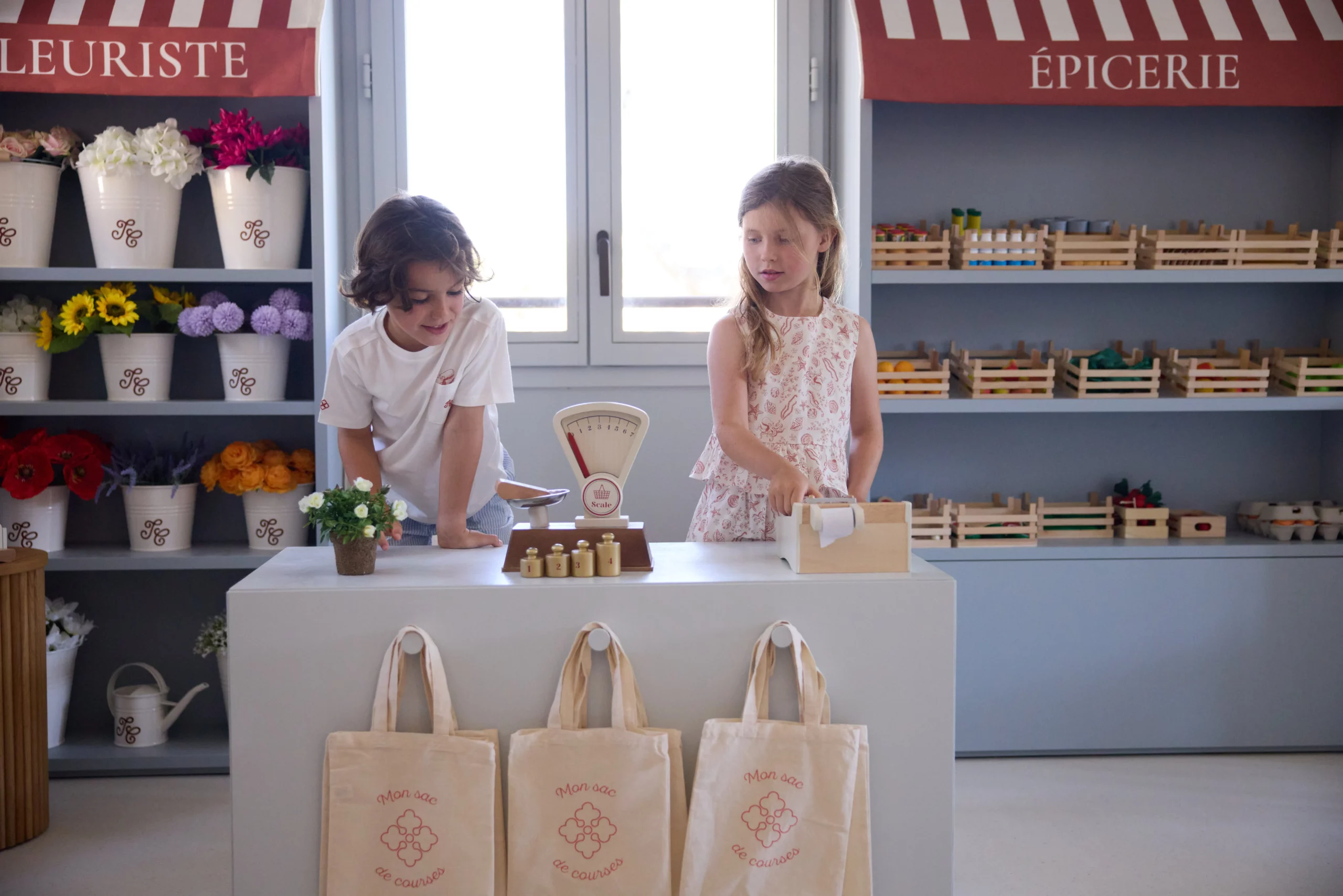 Zannier Île de Bendor, Bandol, France - Children playing market at the Kids Club