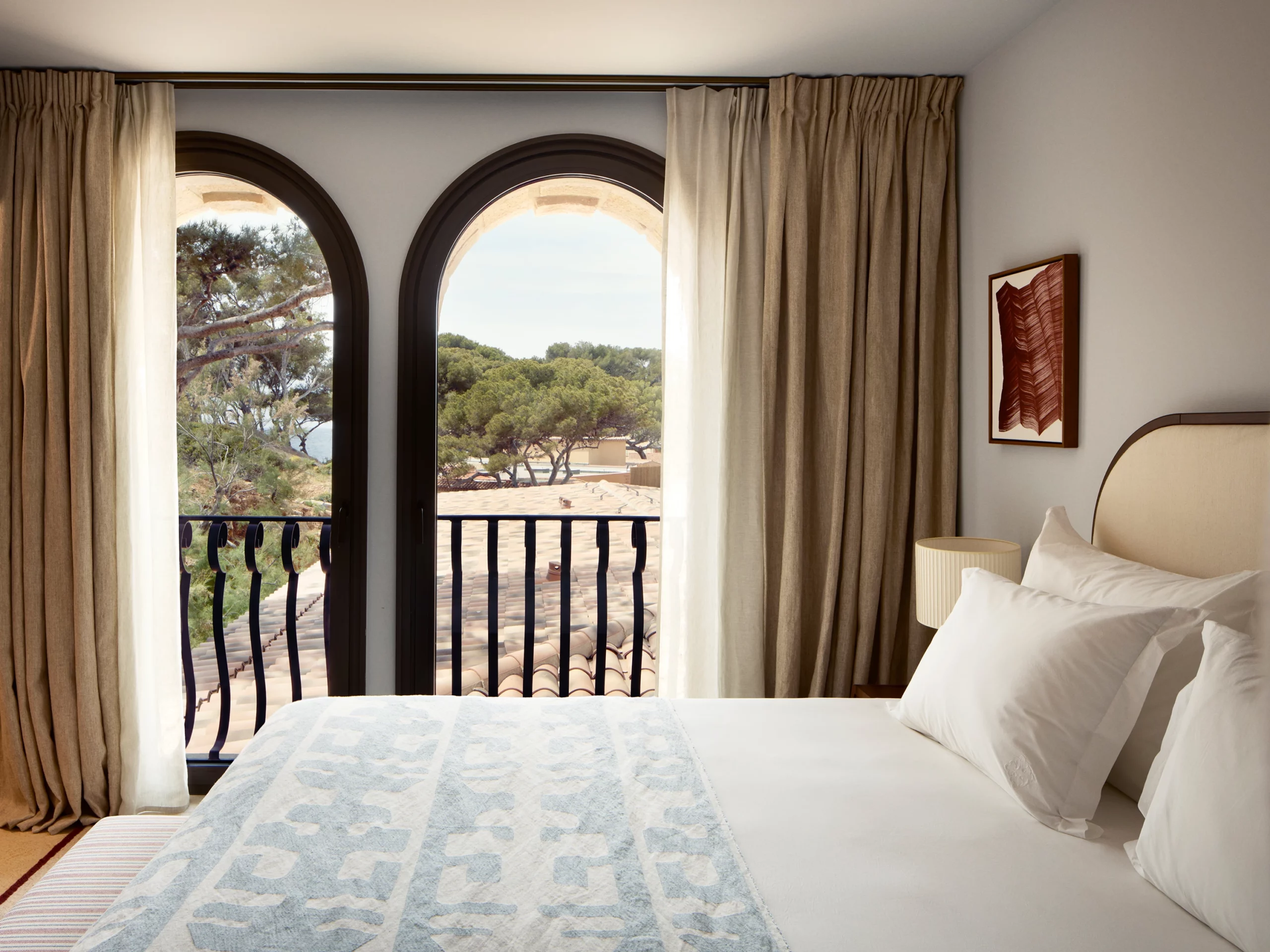 La chambre Delos avec vue sur la nature au Zannier Île de Bendor