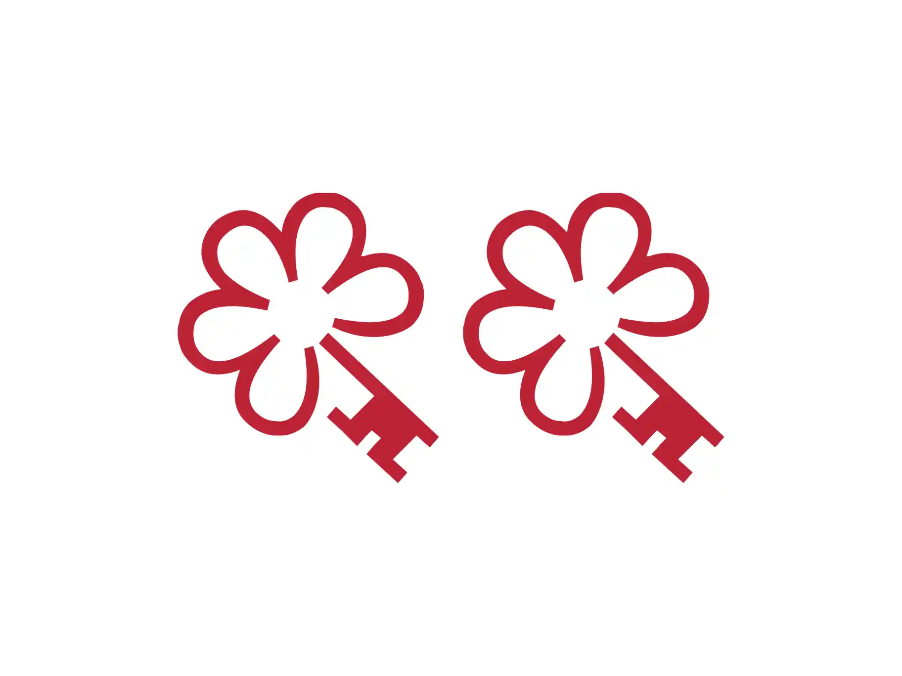 Two Michelin Key Logo. Award recognizing properties offering 