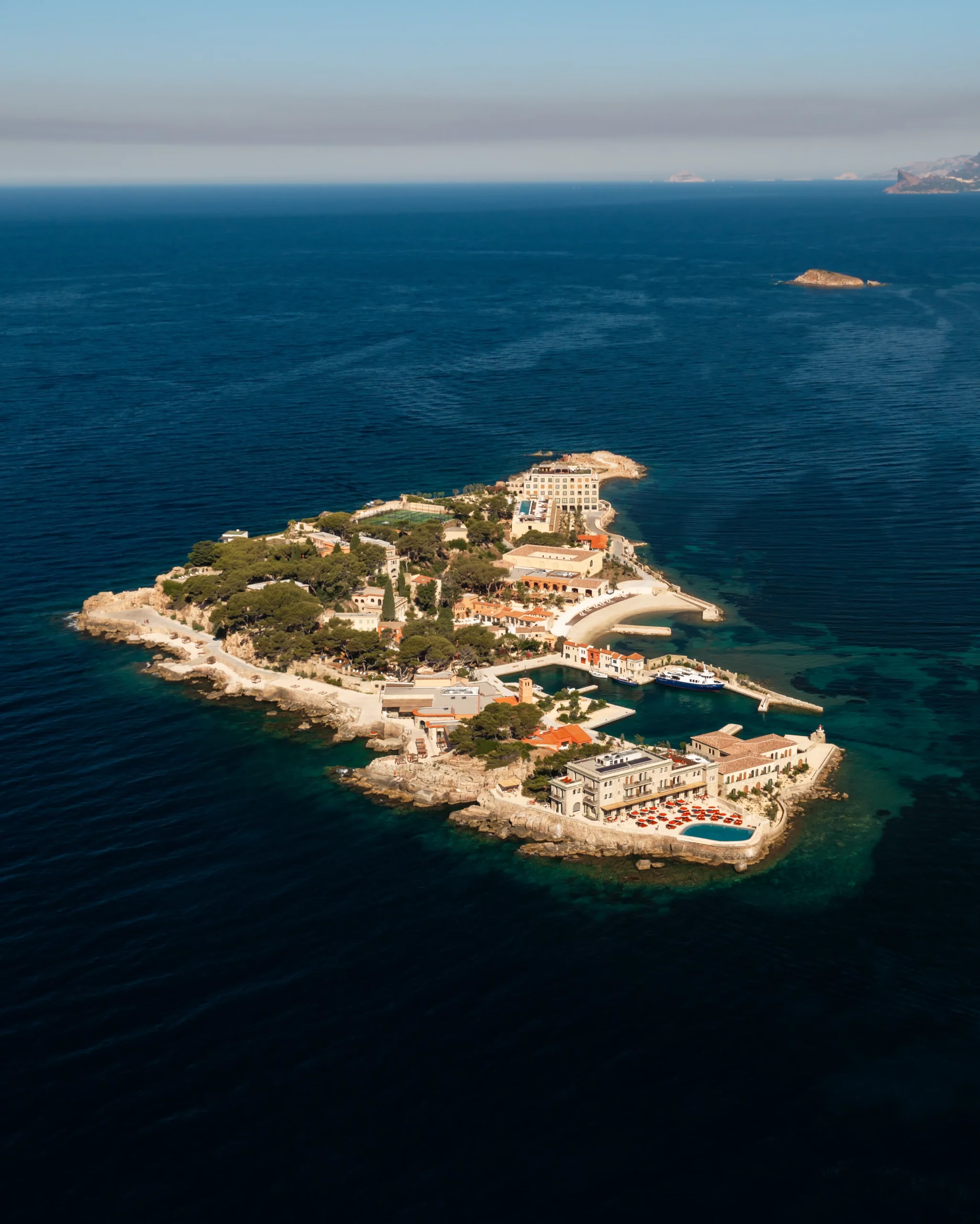 Zannier Île de Bendor, Bandol, France - Overall island view